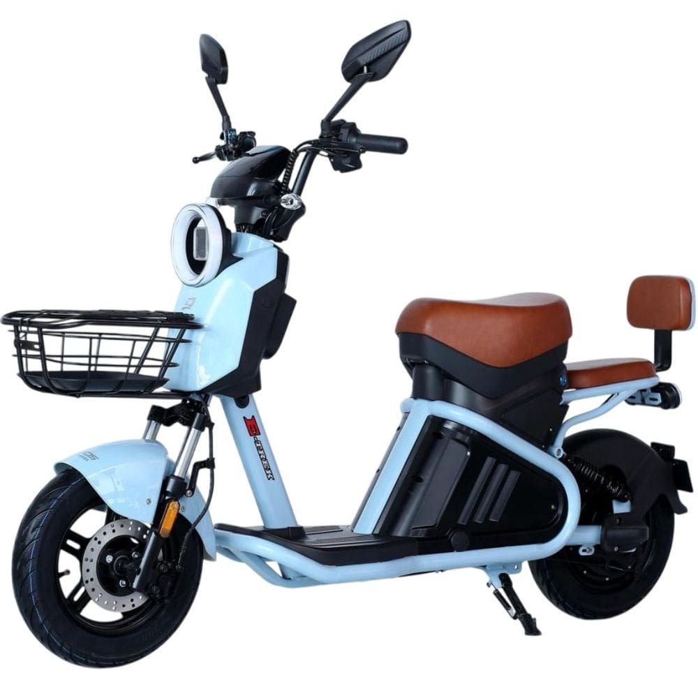 Scooter Bicicleta Elétrica 1000W com Entrada USB E-Trek Duos Azul