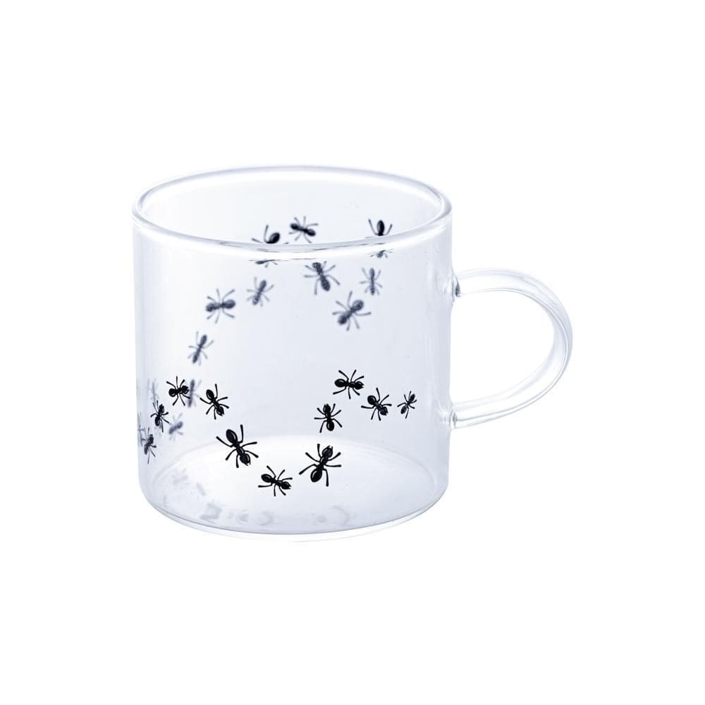 Caneca de Vidro Borossilicato Resistente ao Calor Bug 125ml