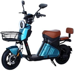 Scooter Bicicleta Elétrica 1000W com Entrada USB E-Trek Duos Azul Metálico
