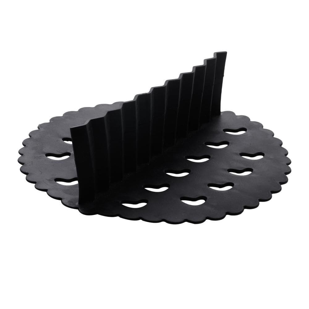 Tapete com Divisória de Silicone para Air Fryer Preto 18cm