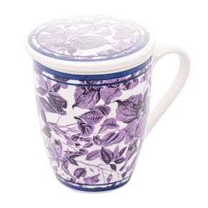Caneca Super White com Tampa e Filtro Roxa 340ml