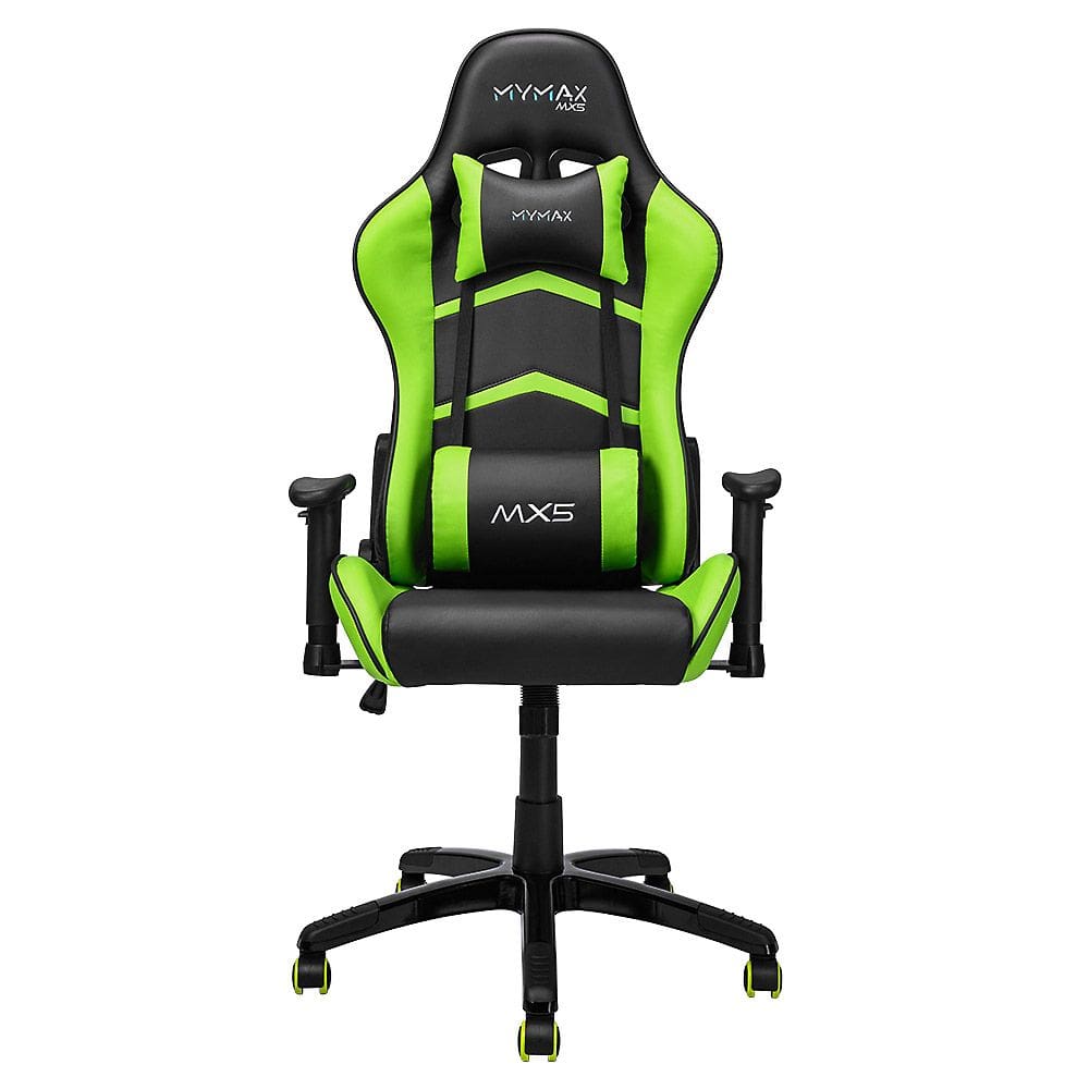 Cadeira Gamer MX5 Giratoria Preto/Verde MYMAX