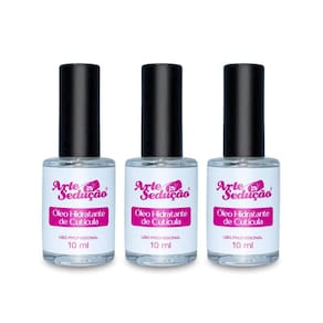 Kit 3 Óleo Hidratante Revitalizador De Cutícula Arte Sedução