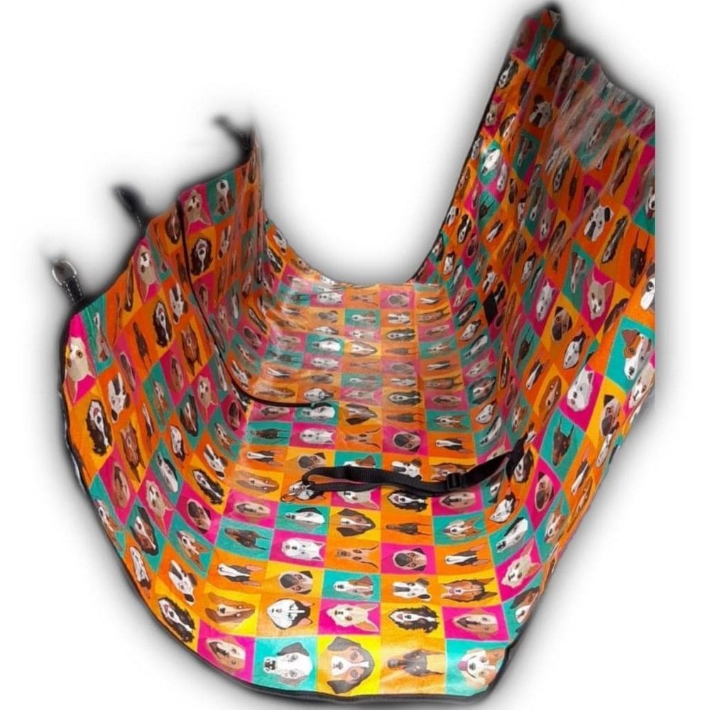 Capa Pet Impermeável P.Bancos E Porta Malas - Est. Cachorros