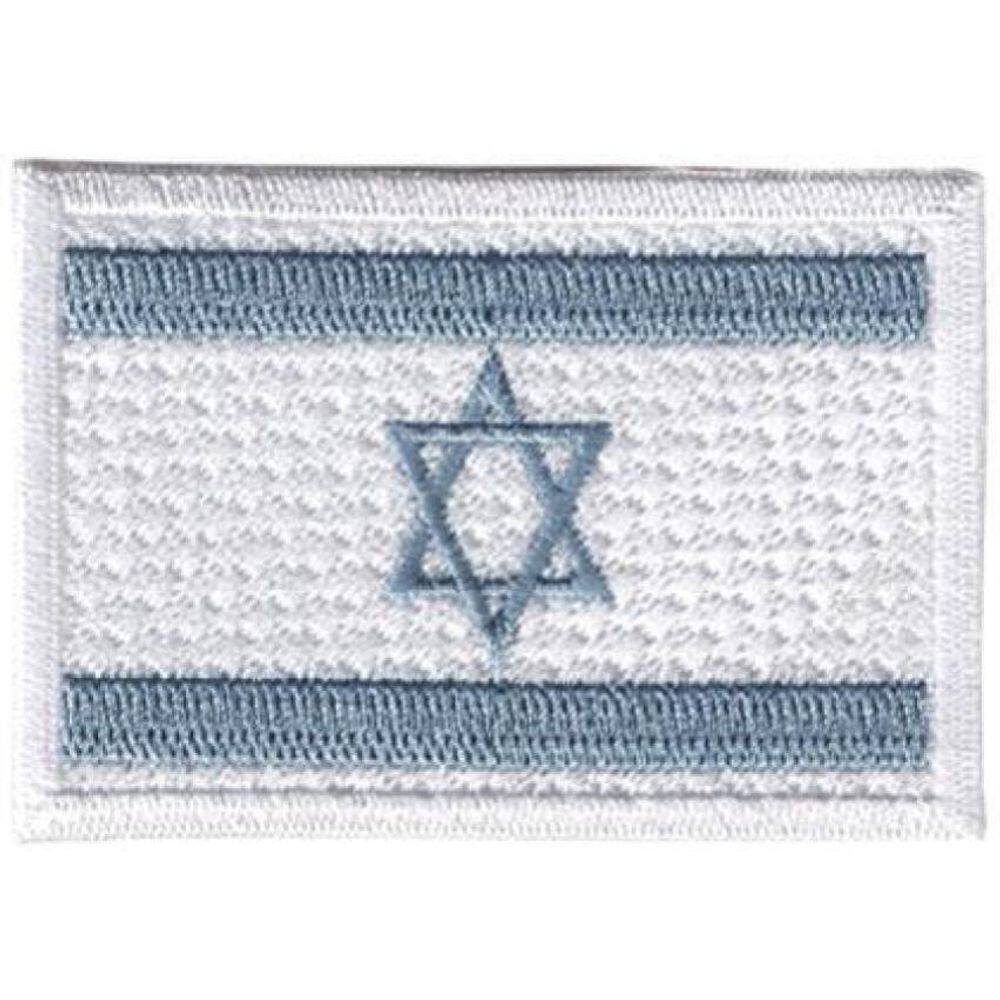 Patch Bordado Bandeira De Israel Com Fecho De Contato