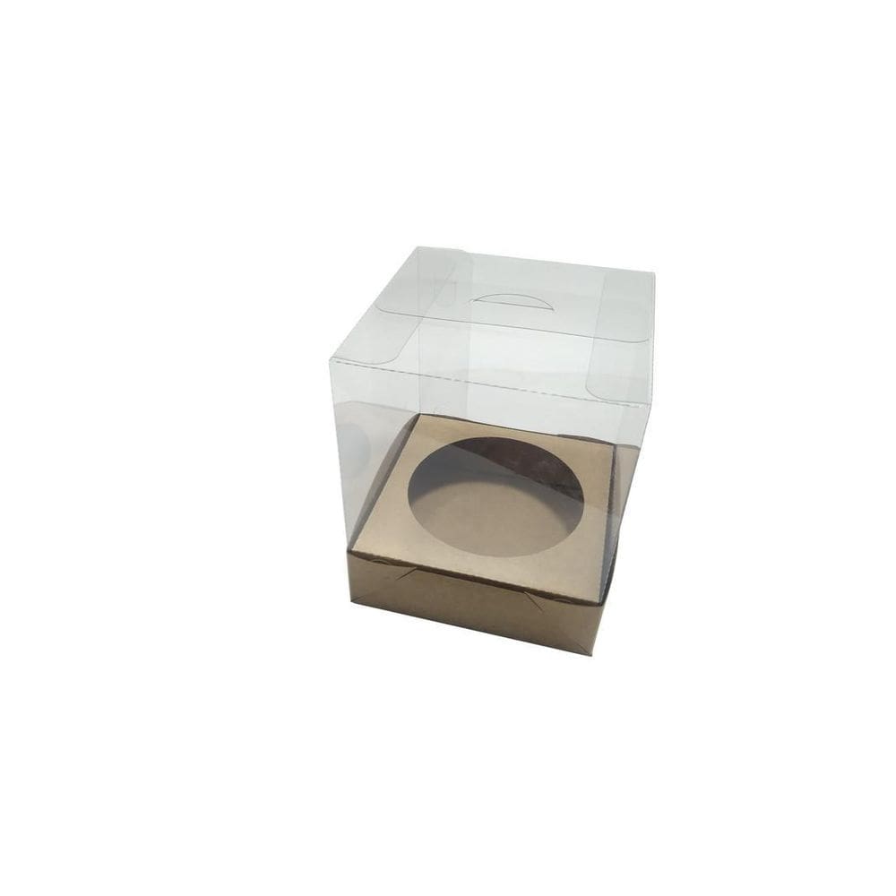 Caixa Para Panetone 100G Kraft Kit 10Und