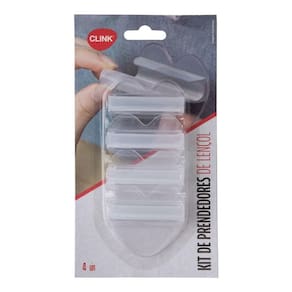 Kit Com 4 Prendedores Prático Para Lençol Roupa De Cama