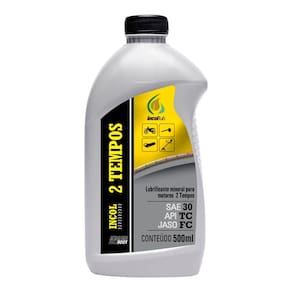 Óleo Lubrificante Mineral para Motores 2 Tempos à Gasolina 500ml - Incollub DT-30
