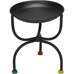 SUPORTE PARA VASOS PLANTA CACHEPÔ HOME&CO METAL 24x20x20cm PRETO