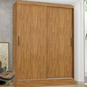 Guarda Roupa Solteiro 2 Portas de Correr 2 Gavetas Belém