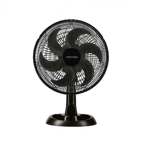 Ventilador Mesa Turbo Oscilante 30cm Ventisol Preto 220v