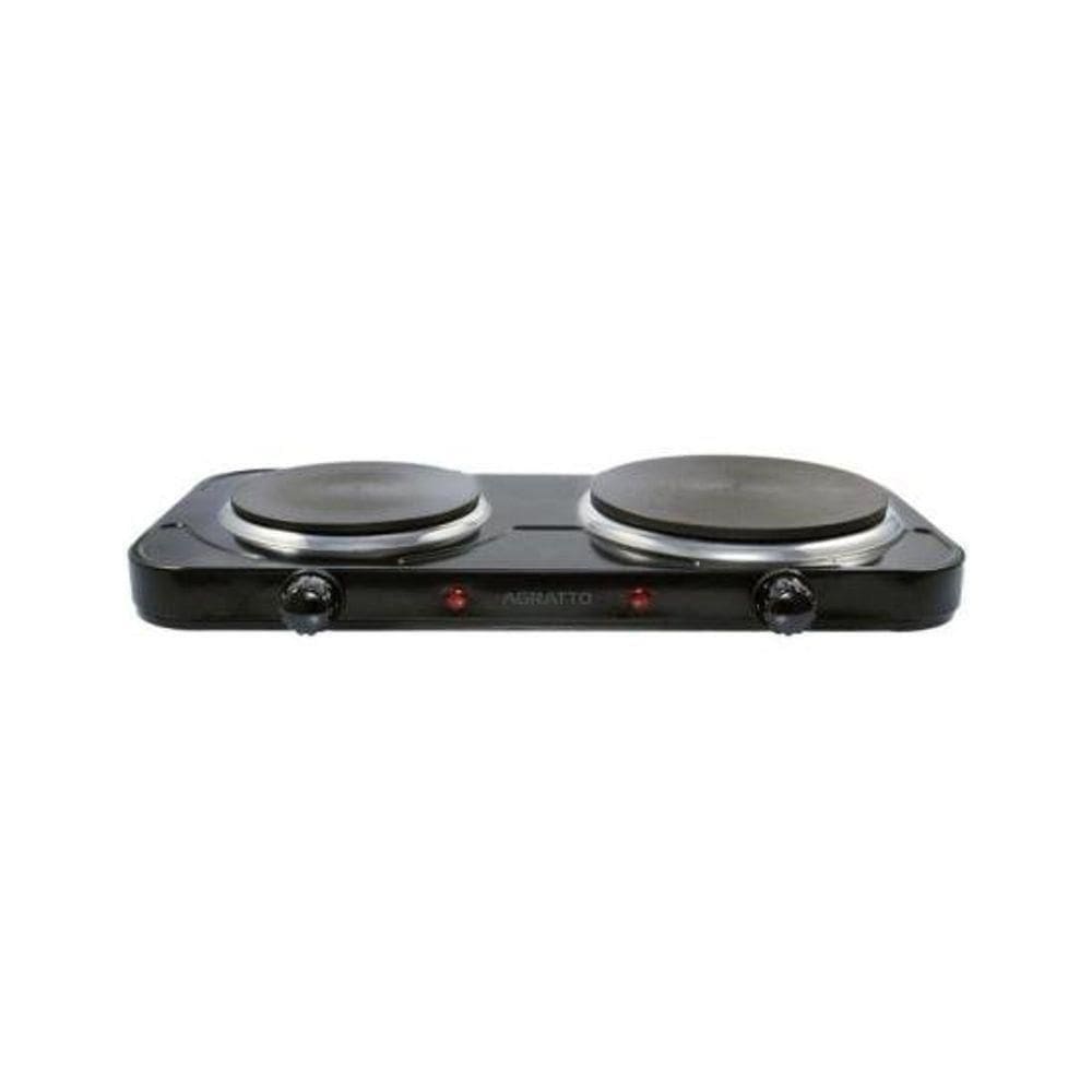 Fogão Elétrico De Mesa Agratto Fmp-02 2 Pratos Preto 220v