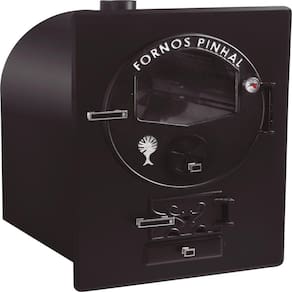 Forno A Lenha De Embutir  Preto Pequeno Da Fornos Pinhal