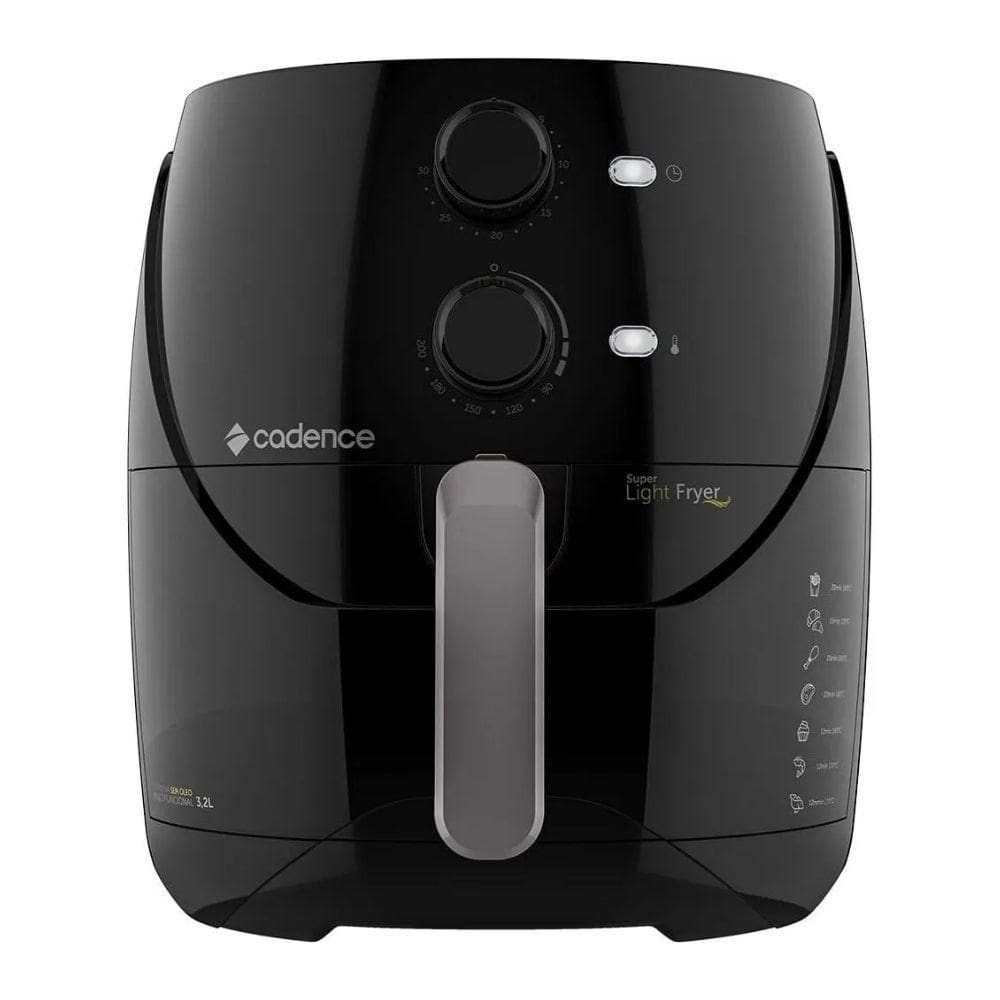 Air Fry Cadence Super Light Fryer 3,8L 1500W Preto 110V 60hz