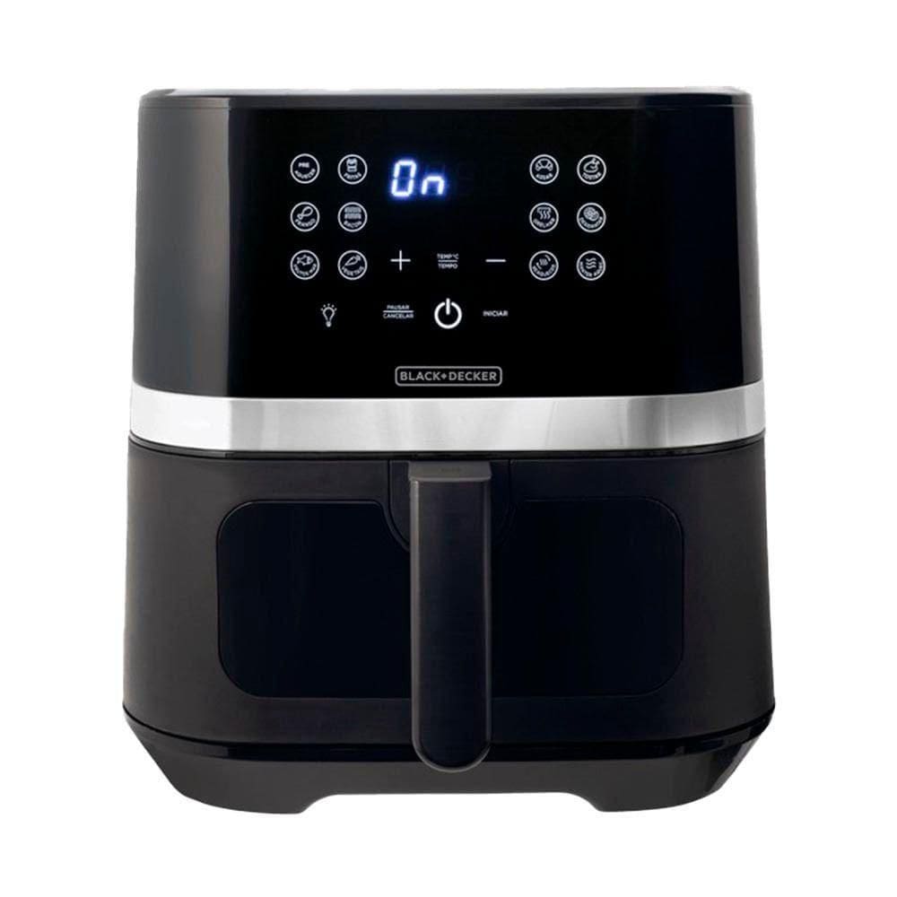 Fritadeira Air Fryer Black Decker 7 Litros AFDLG Preta e Inox 220V