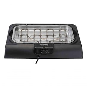 Grill Elétrico Agratto Com Ccontrole De Temperatura 127V Preta Churrasqueira