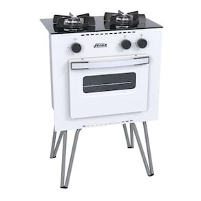 Fogão Portátil 2 Bocas Venax Mini Cook GLP Branco