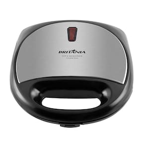 Grill E Sanduicheira Britânia Crome Inox 750W Inox 220V