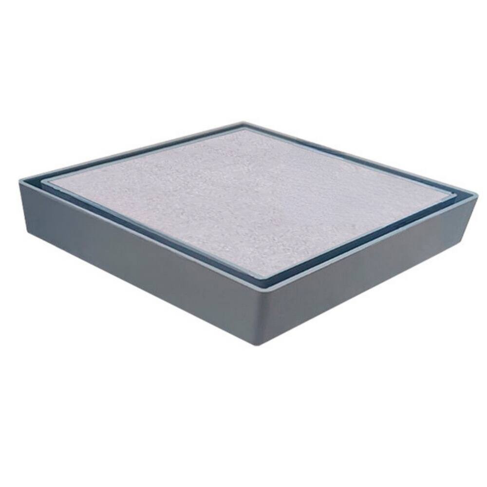Ralo Invisível Banheiro 10x10 Drena Box Oculto para Tubo de 4 polegadas Cola Piso Porcelanato