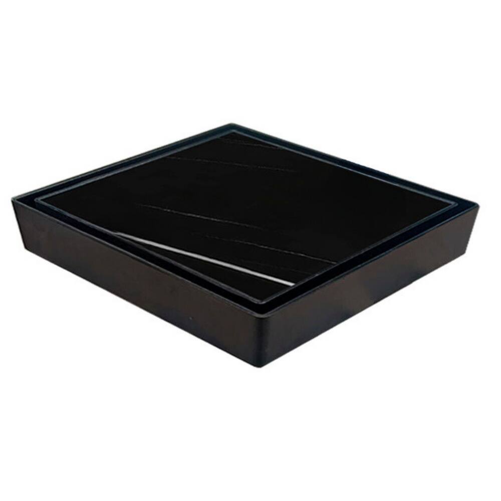 Ralo Invisível 15x15 Banheiro Drena Box Oculto para Tubo de 4 ou 6 polegadas Cola Piso Porcelanato