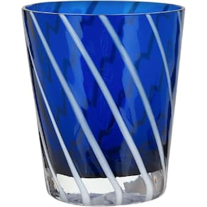 JOGO 6 PEÇAS COPO VIDRO 350ml 10x9x9cm AZUL
