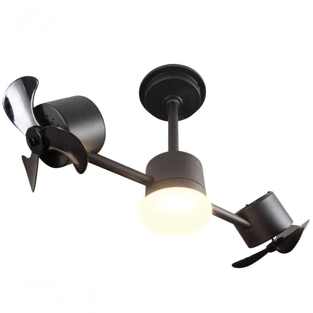 Ventilador De Teto Treviso Infinit Led Preto Controle Remoto