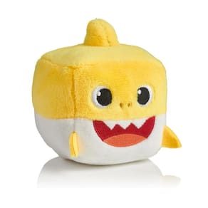 Cubo Musical Oficial Em Pelúcia Baby Shark - Amarelo