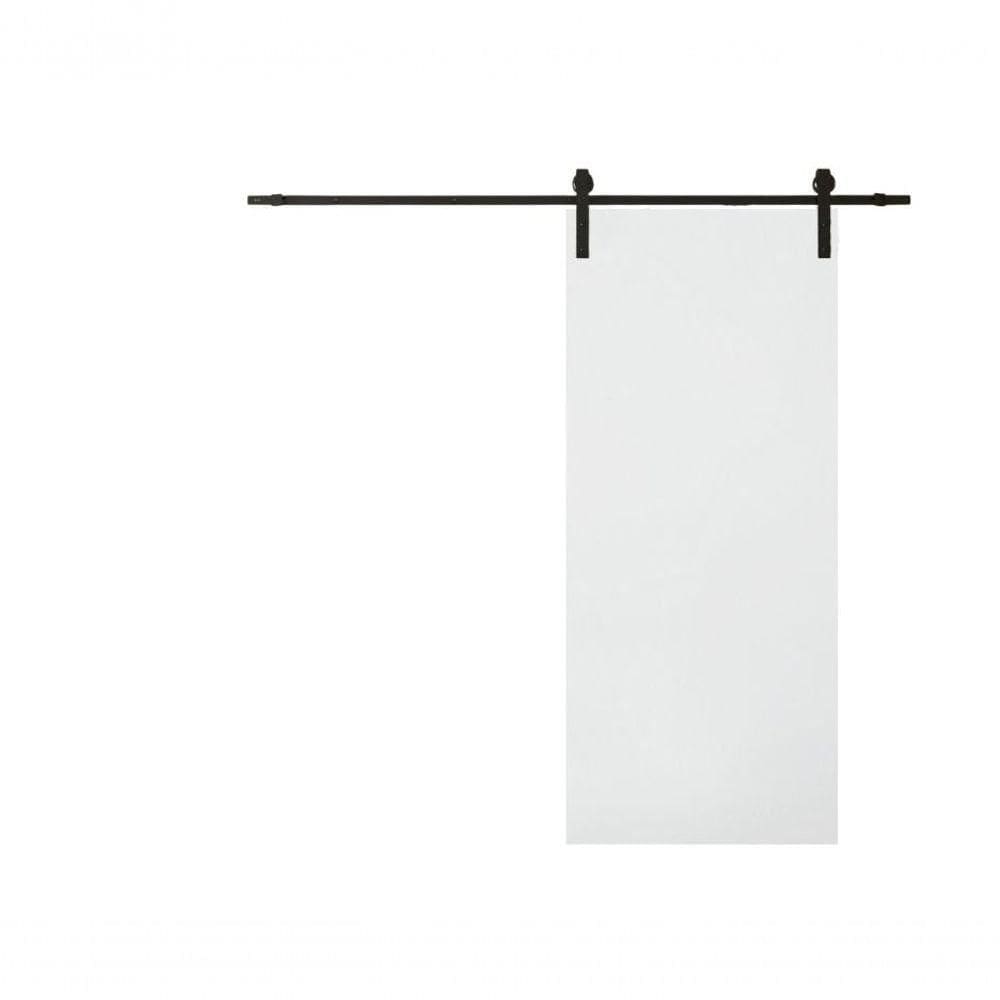 Porta Celeiro De Correr Laqueada Branca 210x70