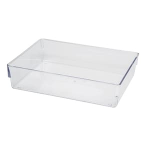 Organizador Multiuso Modular Acrílico Cristal 11,7cm X 17,5cm X 5,5cm Armário Cozinha Geladeira