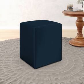 Puff de Luxo Quadrado Conforto e Estilo Aradecor Veludo