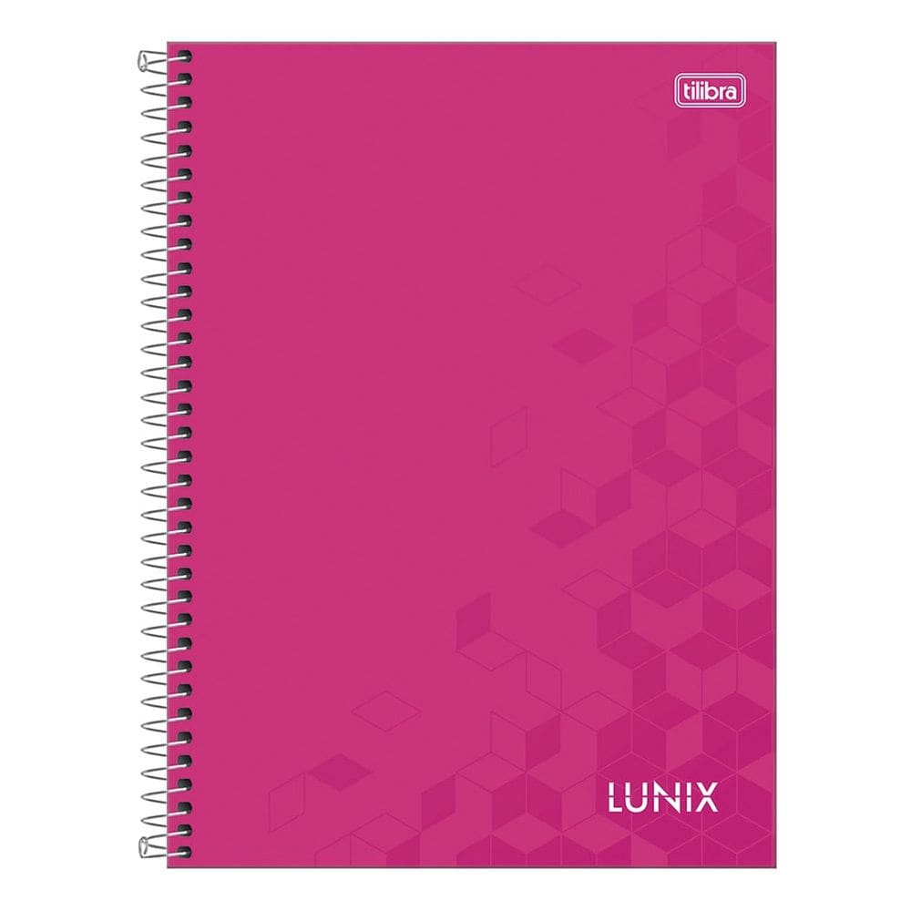 Caderno Universitário Tilibra Capa Dura Lunix 10 Matérias 160 Folhas - Item Variado