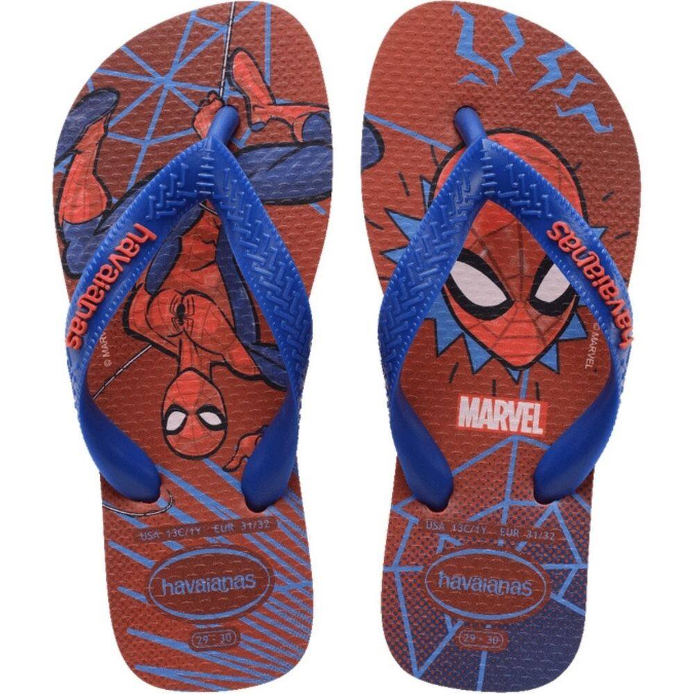 Chinelo Dedo Infantil Menino Casual Dia a Dia Praia Passeio Escola Havaianas Kids Top Marvel II