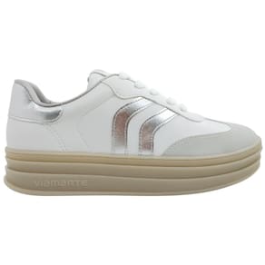 Tênis Feminino Casual Básico Flatform Dia Dia Passeio Trabalho Confort Via Marte 156-001