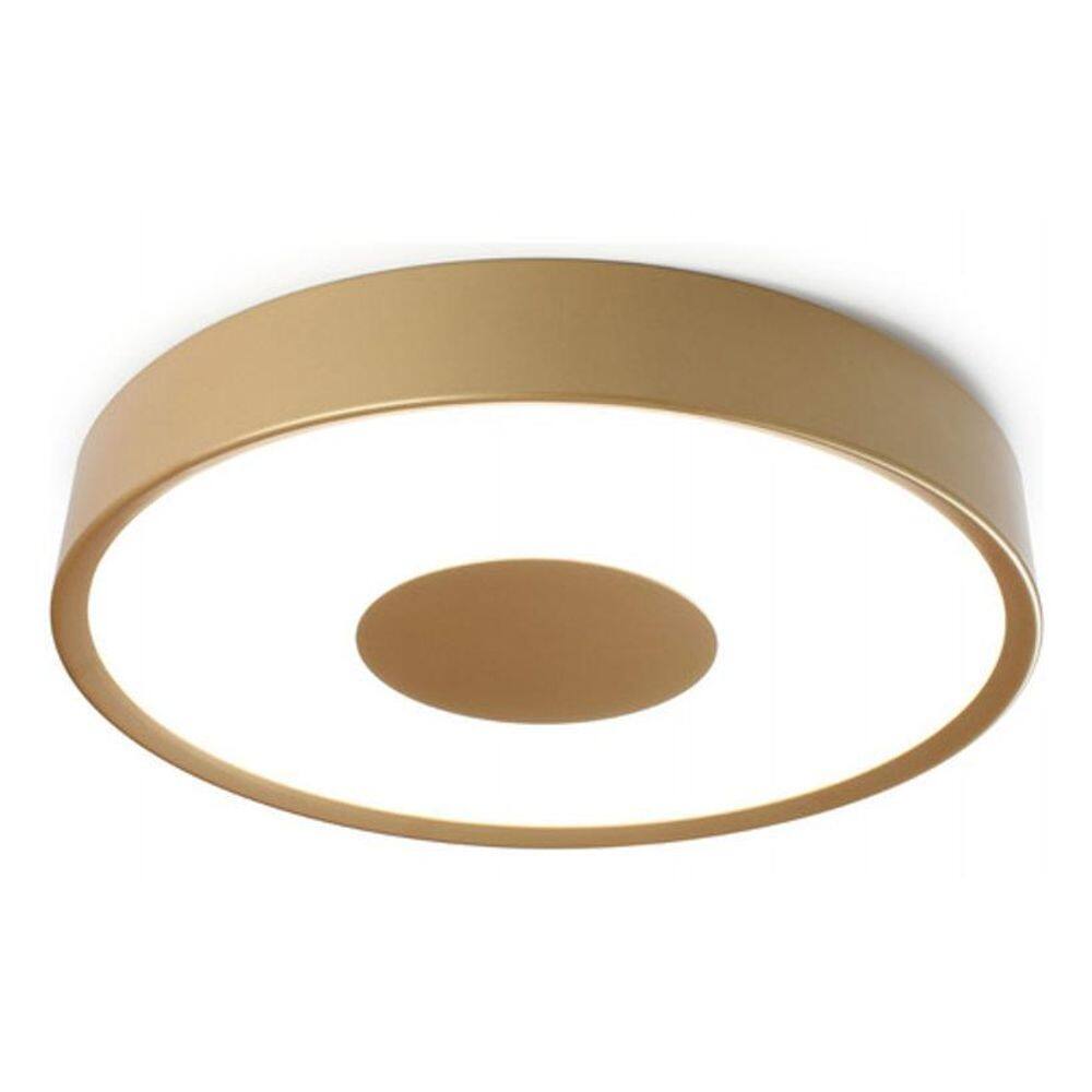 Plafon Com Led Metal E Dourado 24W Spot Line