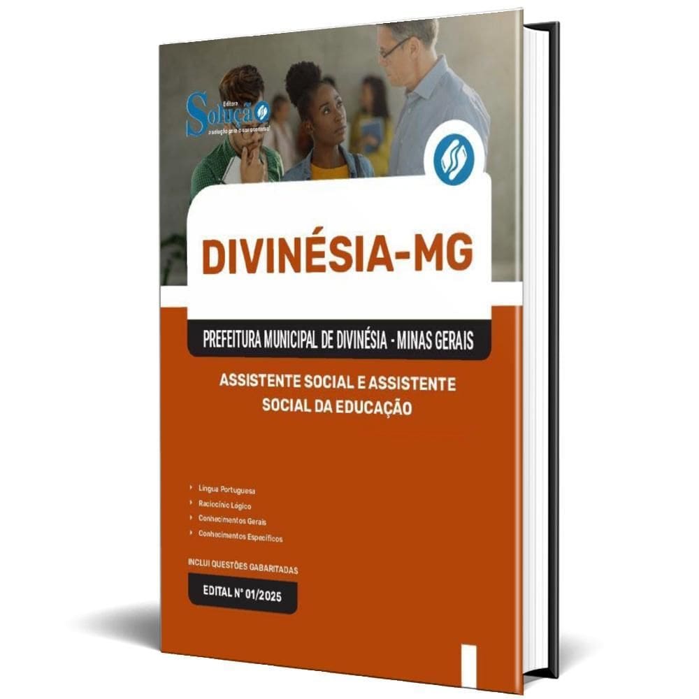 Apostila Prefeitura Divinésia Mg 2025 Assistente Social E