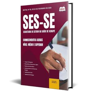 Apostila Ses Se 2025 Nível Médio E Superior Conhecimentos