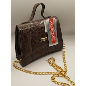 Bolsa Hobo Pequena Cacau - Courofino BSI-5485 - CA