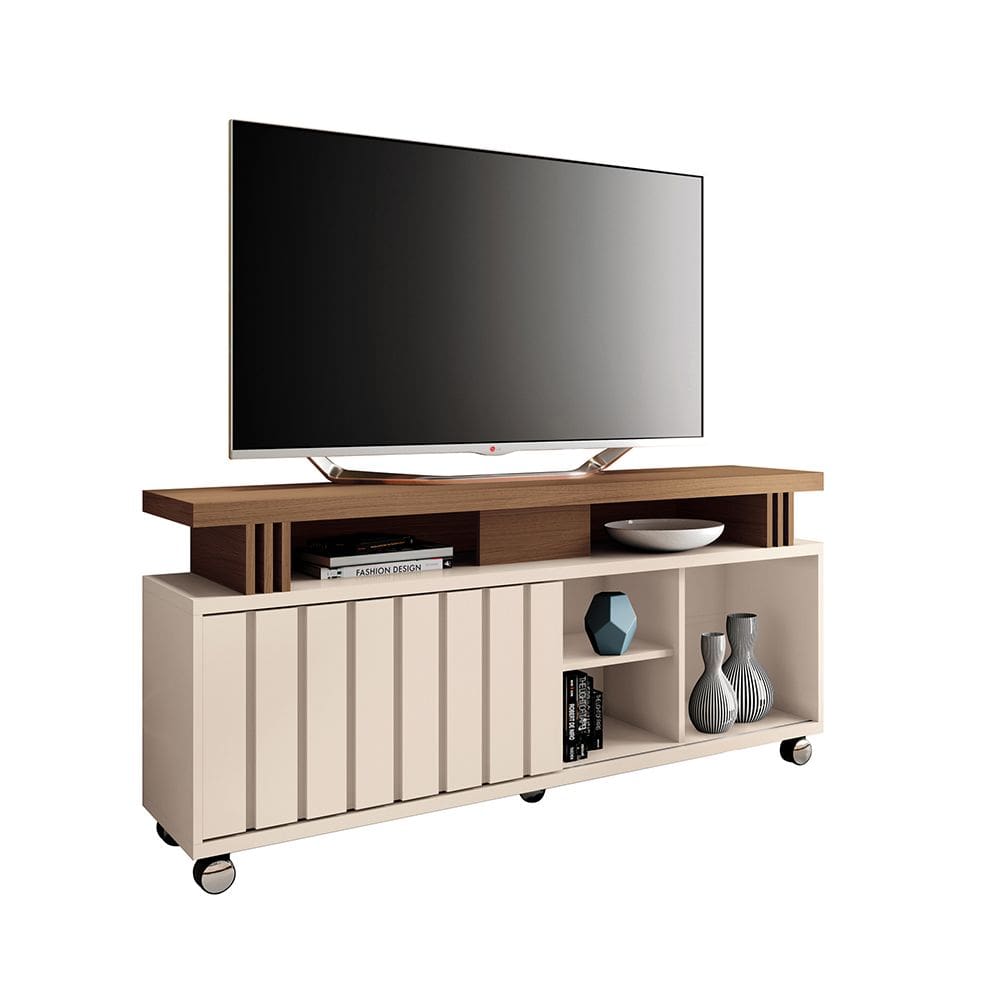 Rack para Sala Bancada de TV 70 Pol 180cm Sora 1.3 H01 - D`Rossi