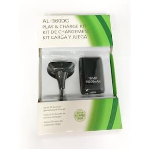 Bateria + Cabo Carregador Controle Para Xbox 360 Al-360Dc