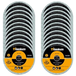Kit 100 Unidades De Disco De Corte Fino 11,5cm 5047 Titanium