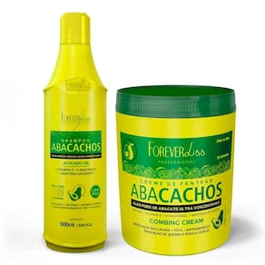 Kit Shampoo E Creme De Pentear Abacachos Forever Liss