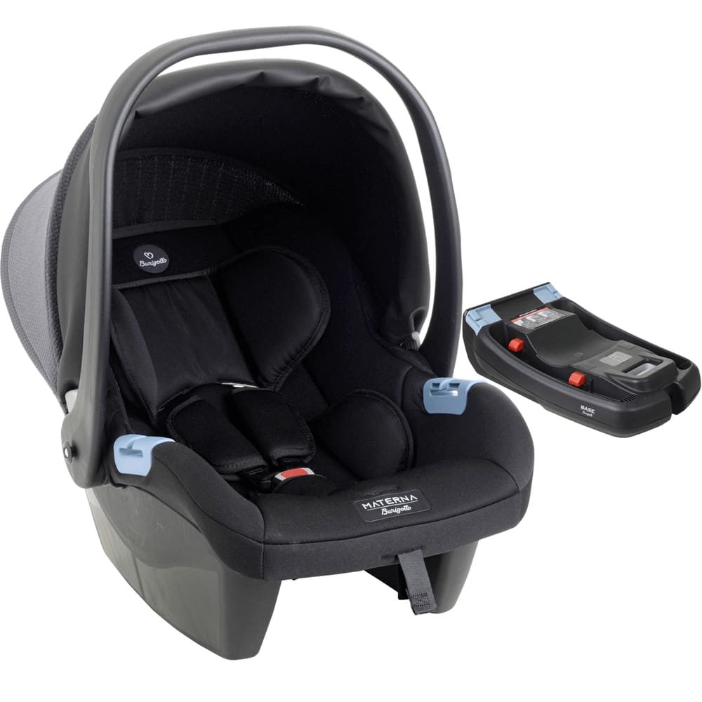 Cadeirinha para Carro Burigotto Materna com Base Belted Gris