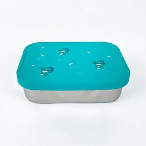 Lancheira Bento Box em Aço Inox com Divisórias Removíeis Leo - Petit Piá