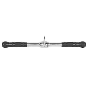 Puxador Pulley Reto 51 Cm Pegada Emborrachada Com Giro Lion