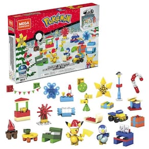 Conjunto de brinquedos de construção Pokémon MEGA com 202 peças para crianças
