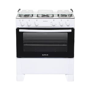 Fogão Atlas Mônaco Plus 5 Bocas Mesa Inox Automático Branco