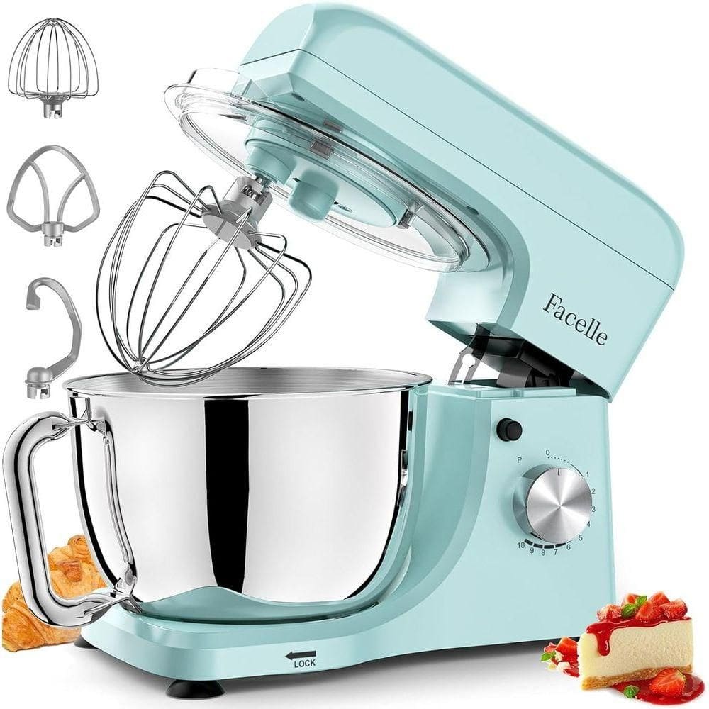 Batedeira Facelle 5.5qt 380w 10+p Velocidades Azul