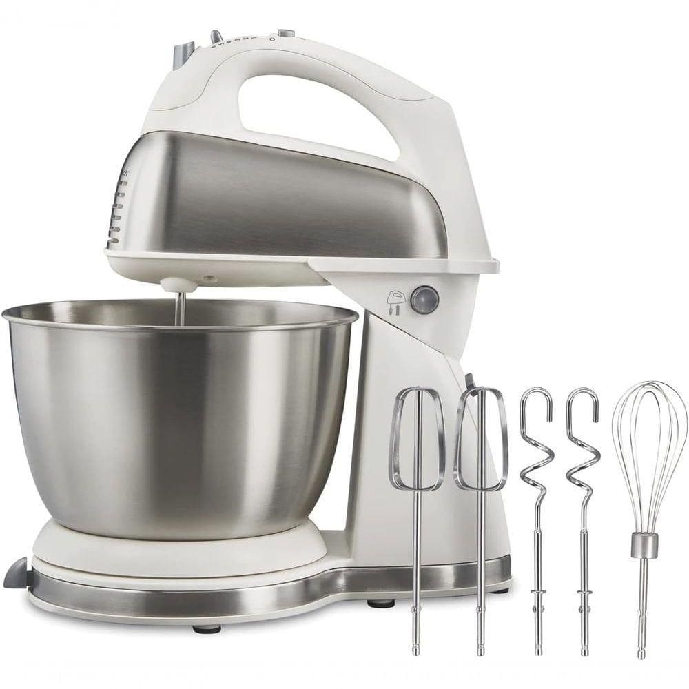 Hamilton Beach Stand-hand Mixer, 4 Qt, 6 Vel. 290w, Branco