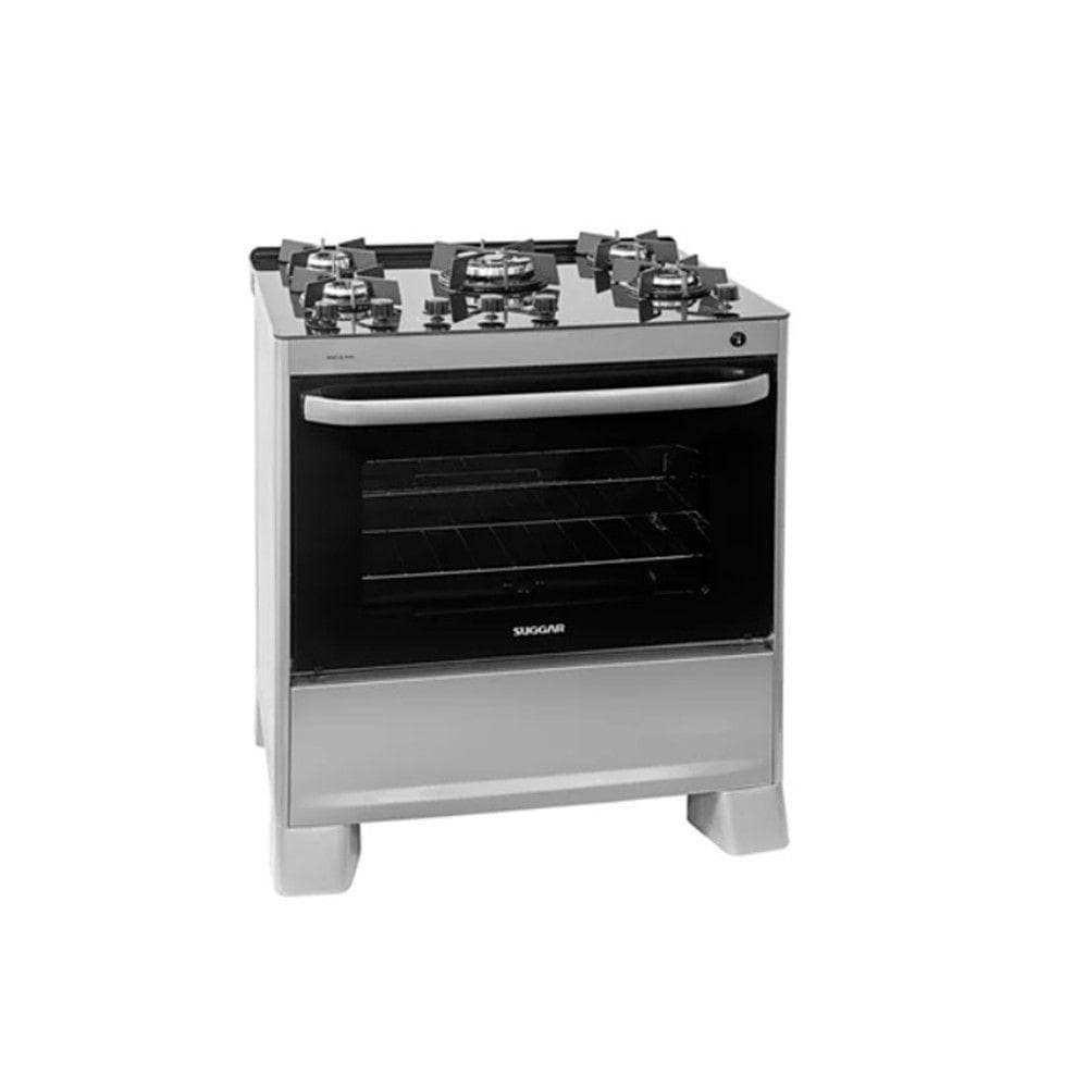 Fogão de Piso Suggar Master Grill 5 Bocas Inox 127V