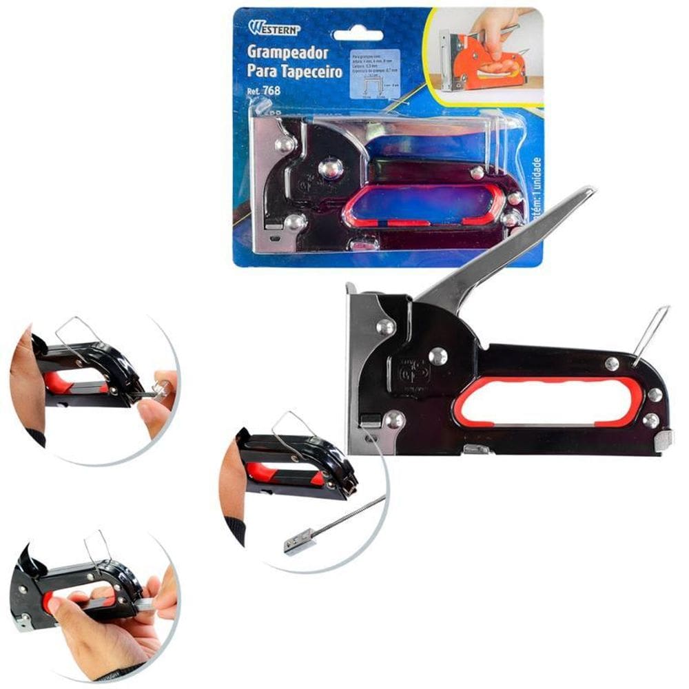 Ferramenta De Tapeçaria - Grampeador Para Reparos E Diy